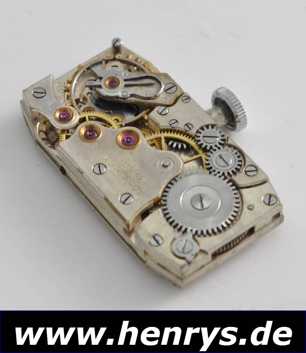 Detail a: LONGINES seltene Herrenarmbanduhr sog. Doctors-Watch (Duo-Dial), Handaufzug, Schweiz um 1933, Edelstahlgeh., Boden gedr., in sich gew., 2-fach ...