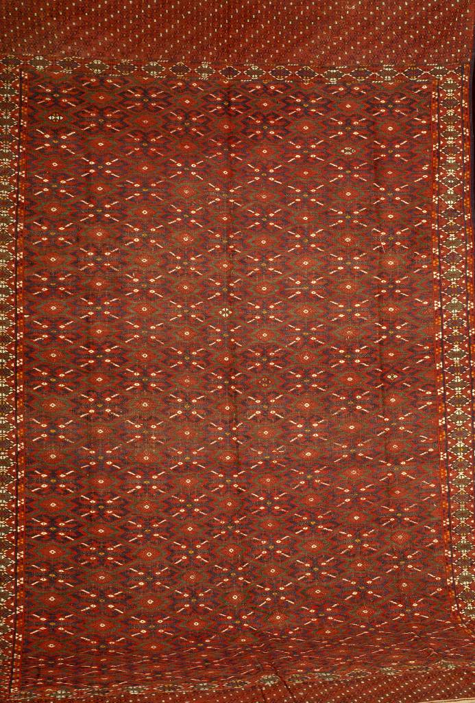 Yomuth Flachgewebe, Turkmenistan, um 1930, Wolle auf Wolle, ca. 345 x 200 cm, EHZ: 3