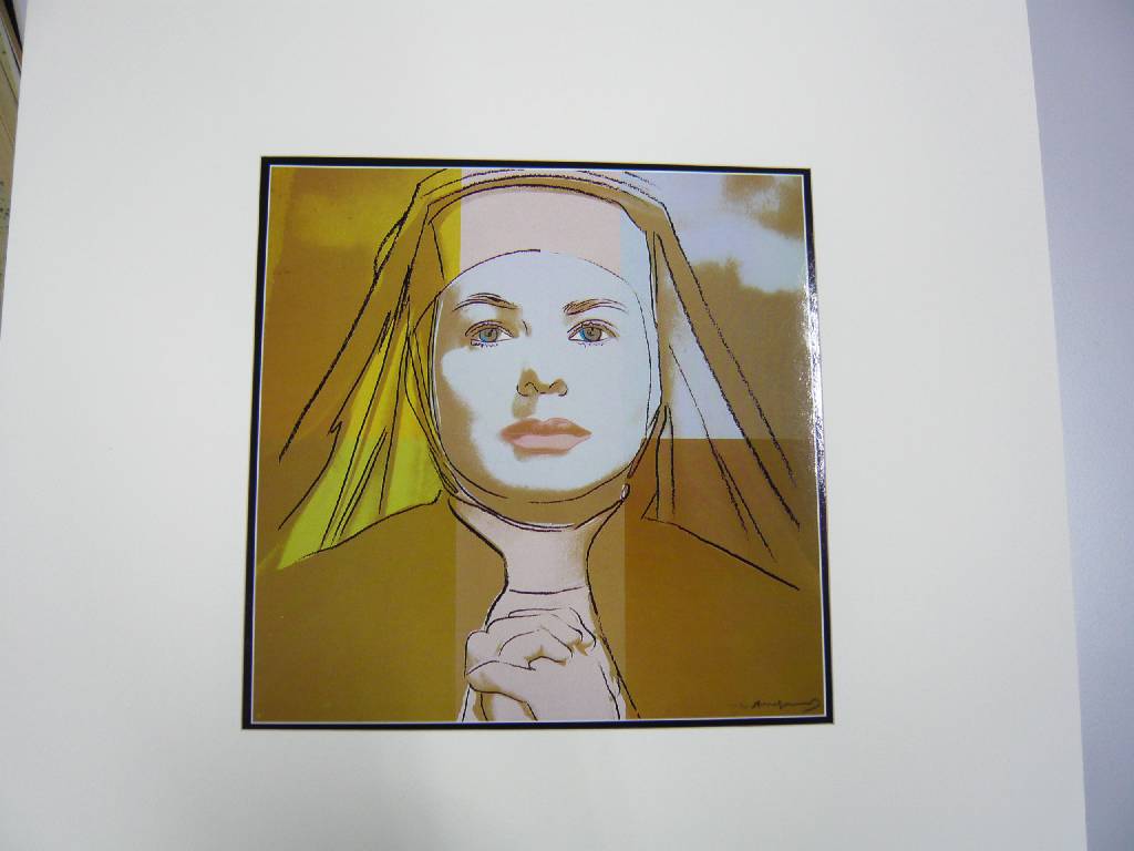 Detail a: Warhol, Andy, 1928-1987, Portrait of Ingrid Bergmann, drei Farboffsets nach Siebdrucken aus dem Portfolio zur Ausst. Galerie Börjeson Malmö 1983, ...