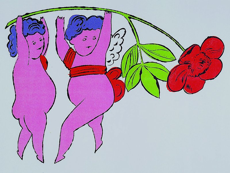 Warhol, Andy, 1928-1987, Granolithographie auf Bütten aus der Folge: In the Bottom of my garden, autorisierte Ausgabe des Museum of Art, Carnegie ...