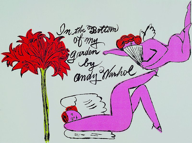 Warhol, Andy, 1928-1987, Granolithographie auf Bütten aus der Folge: In the Bottom of my garden, autorisierte Ausgabe des Museum of Art, Carnegie ...
