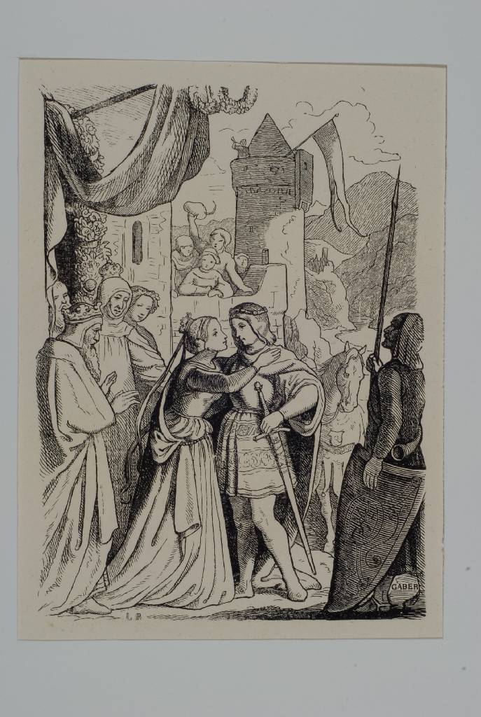 Richter, Ludwig, 1803 Dresden - 1884, Konvolut 10 Holzstiche, alle PP, verschiedene Grössen bis ca. 11x9cm
