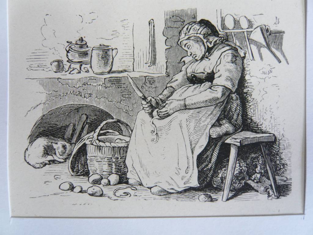Detail e: Richter, Ludwig, 1803 Dresden - 1884, Konvolut 10 Holzstiche, alle PP, verschiedene Grössen bis ca. 11x9cm