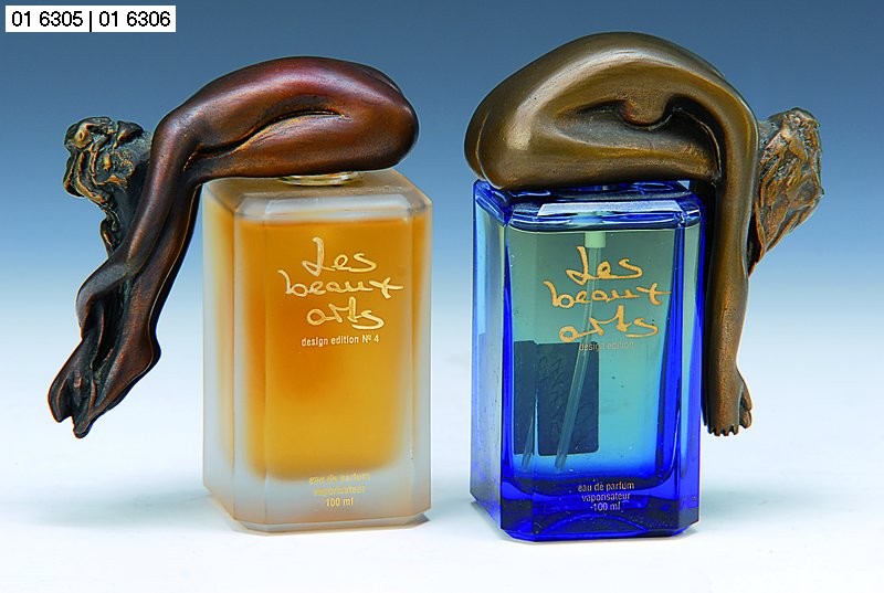 Bruni, Bruno, geb. 1935 Gradara/Italien, Iride, Bronzeskulptur, für Les Beaux Arts Parfum, signiert, num. 2110/14999, Gesamth. 11cm