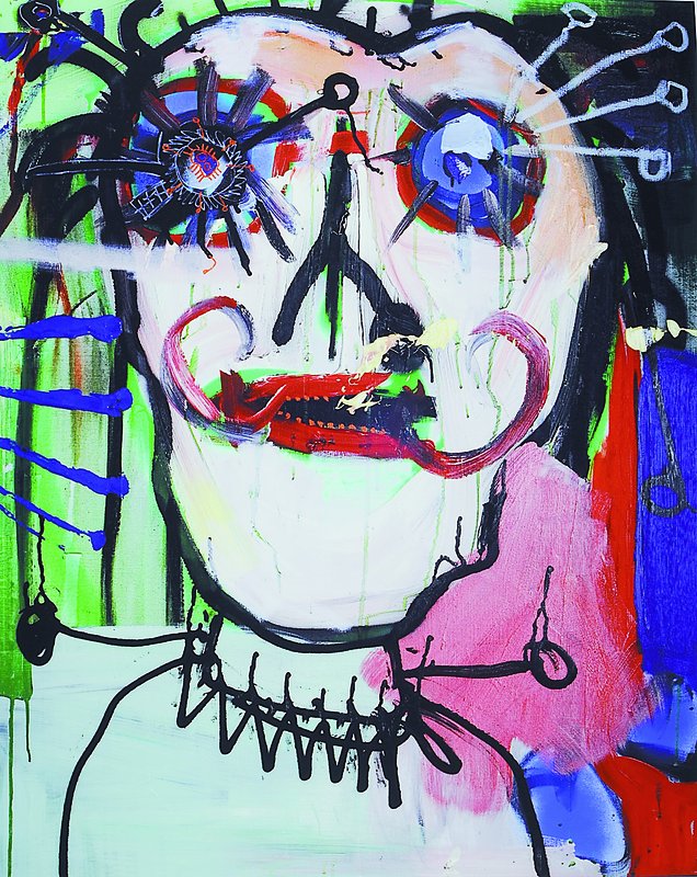 Paul Kostabi, geb. 1962, Lithographie: "A Certain Delight", handsigniert, nummeriert 24/30, Bildmaß: 60x47,5 cm, Blattmaß: 73x56 cm