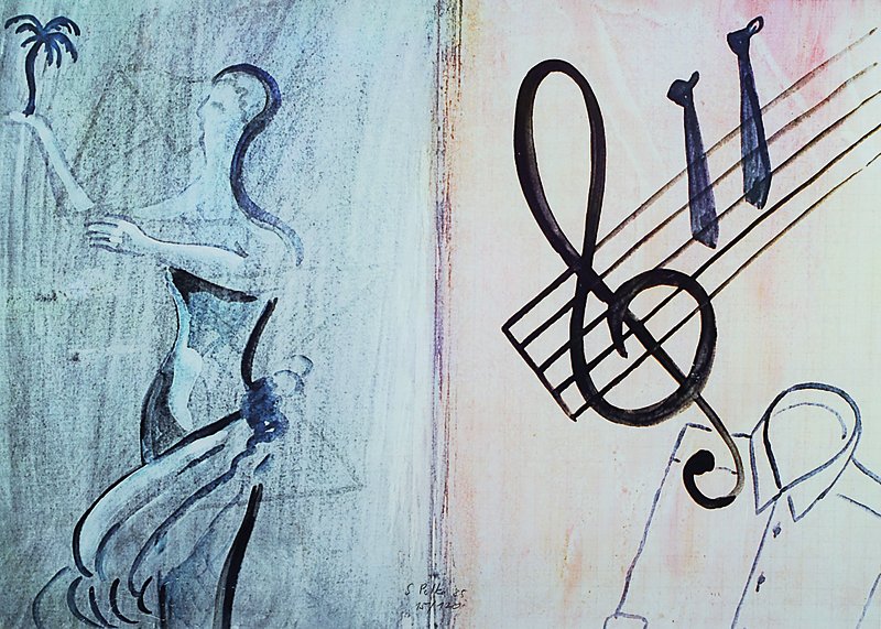 Sigmar Polke, 1941-2010, Farboffset, handsigniert und num. 15/120, ca. 50x70cm, u.Gl., R.