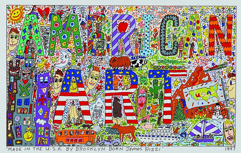 Rizzi, James, 1950 New York - 2011, Made in the U.S.A., Original Farblithografie von 1997 auf Bütten, Blattgrösse ca. 39.5x27.5cm, Motivgrösse ca. ...