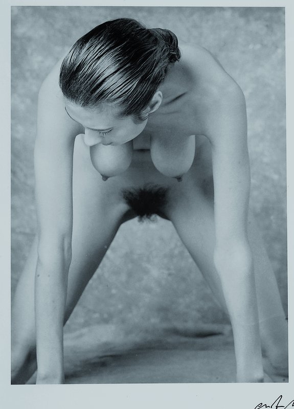 Morey, Craig, geb. 1952, s/w Fotografie, Natalie, handsigniert, rückseitig bezeichnet San Francisco 1997, ca. 28x22 cm