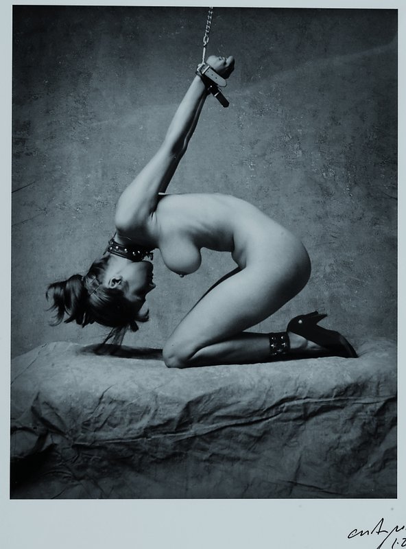 Morey, Craig, geb. 1952, s/w Fotografie, Natalie, handsigniert, rückseitig bezeichnet San Francisco 1996, ca. 28x22 cm