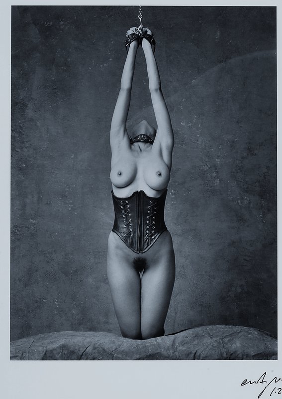 Morey, Craig, geb. 1952, s/w Fotografie, Natalie, handsigniert, rückseitig bezeichnet San Francisco 1996, ca. 28x22 cm