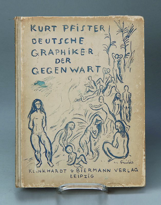 Kurt Pfister: Deutscher Graphiker der Gegenwart, Klinkhardt und Biermann Verlag Leipzig 1920, komplett mit 31 Tafeln, darunter 23 Originalgrafiken ...