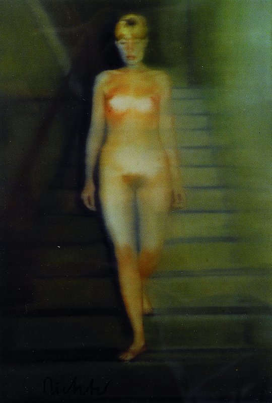 Gerhard Richter, geb. 1932, Emma nackt, Multiple, handsigniert, unter Glas gerahmt, ca. 15x10cm