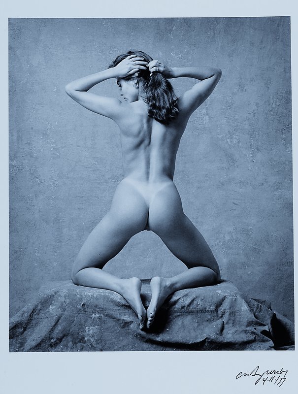 Craig Morey, geb. 1952, Akt Fotografie, handsigniert, rückseitig bezeichnet ca. 18x22cm