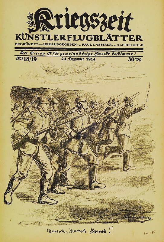 Max Liebermann, 1847 Berlin - 1935, zwei Lithographien von 1914, je im Stein signiert, ca. 46x31cm