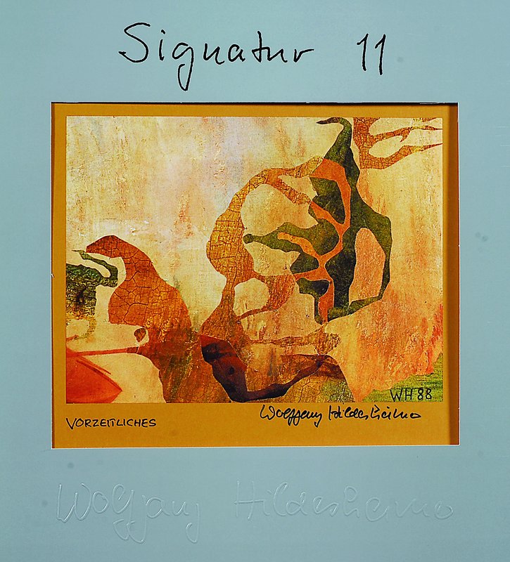 Signatur.Zeit.Schrift.Bild, seltene komplette Serie der 40 Bände mit Darstellungen 40 bedeutender zeitgenössischer Künstler, jeder Band vom ...