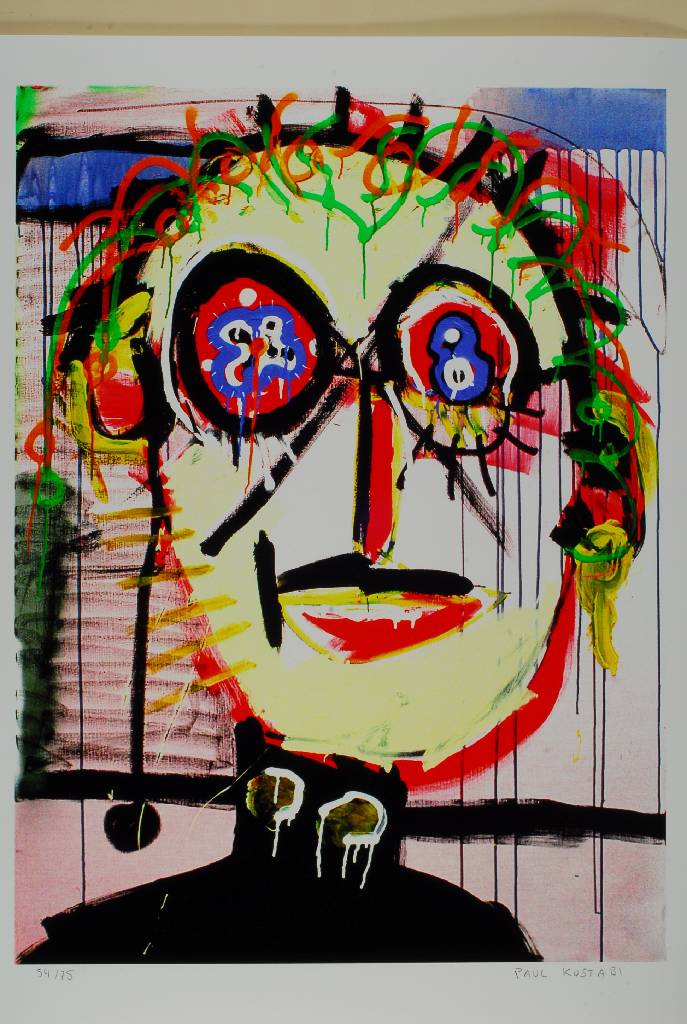 Paul Kostabi, geb. 1962, 8 Ball Nation, Giceleedruck, handsigniert und nummeriert, 54/75, ca. 53,8 x 40 cm, gesamt: 61 x 46 cm