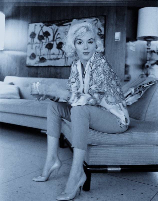 George Barris, geb. 1928, Marilyn Monroe, s/w Fotografie, Aufnahme von 1962, Abzug Nr. 156/200 von 2006, ca. 51x41cm, mit Zertifikat Ed. One West ...