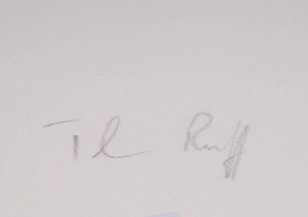 Detail a: Ruff, Thomas, geb. 1958, digitaler Pigmentdruck im Ditone-Verfahren auf Foto- Büttenpapier, aus der Serie: Maschinen, rückseitig handsigniert und ...