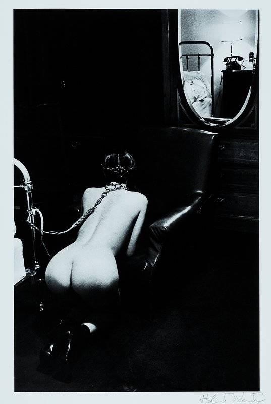 Helmut Newton, 1920 Berlin - 2004 Los Angeles, Hotel Room, s/w Fotografie, rechts unten handsigniert, ca. 28x41cm