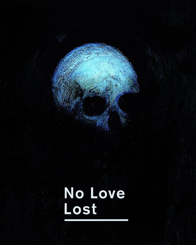 Damien Hirst, geb. 1965 Bristol, "No love lost", Siebdruck, handsigniert, ca. 70x60 cm