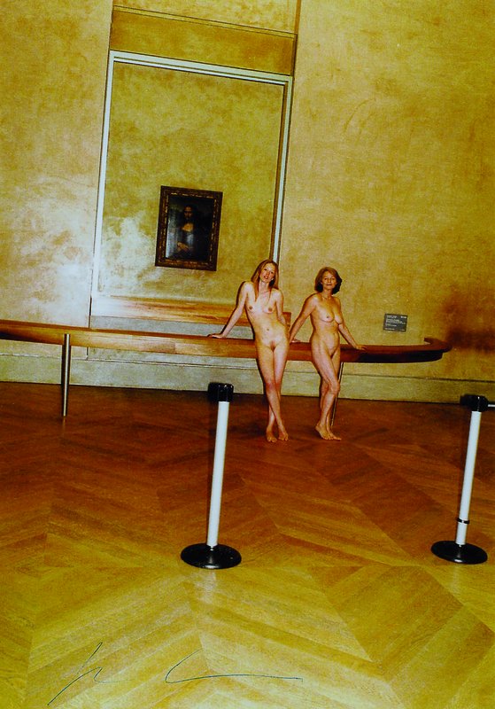 Jürgen Teller, geb. 1964, Charlotte Rampling, Farbfotografie, handsigniert, Passepartout, unter Glas gerahmt, ca. 28,4x19,3 cm