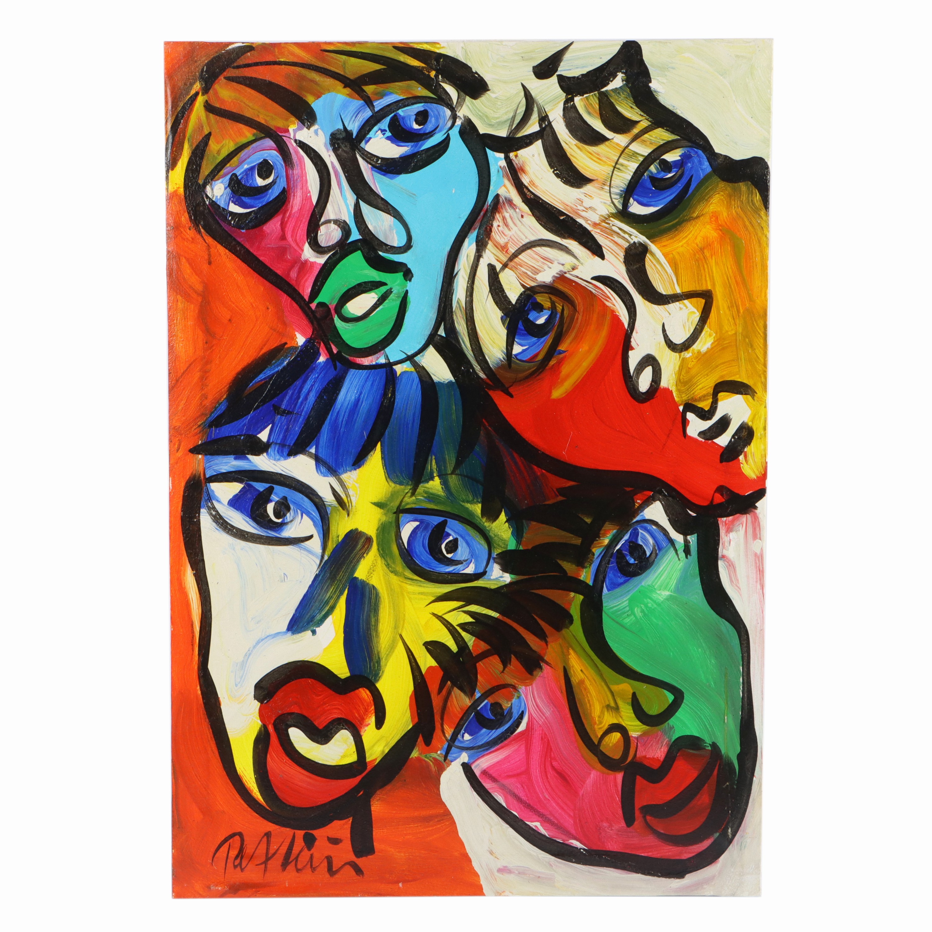 Image 24439499 - Peter Robert Keil, ca. 100x70 cm, signiert, Öl/Acryl Mischtechnik auf Leinwand, ...