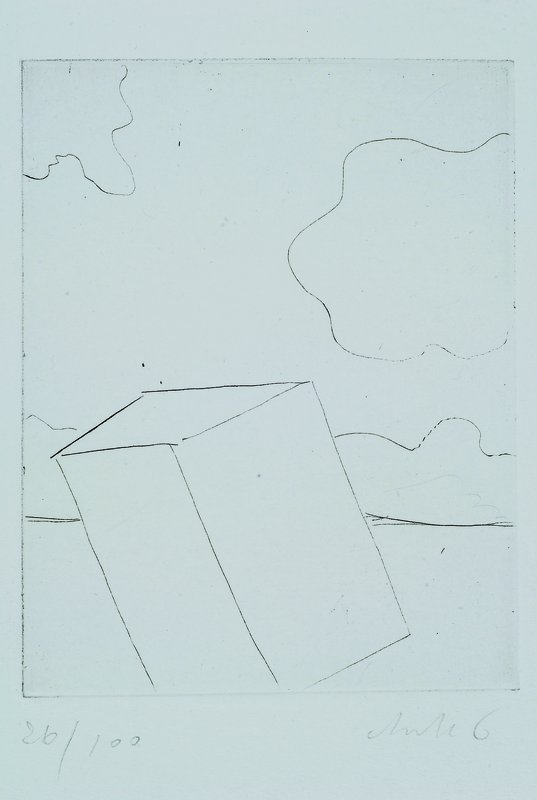 Horst Antes, geb. 1936, Radierung, nummeriert 26/100, handsigniert, PP, ca. 16x13.5 cm, R.