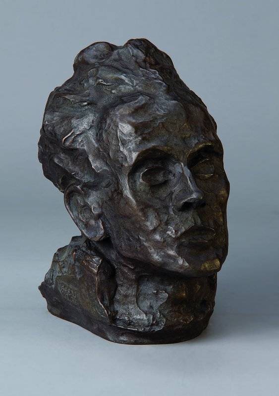 Egon Schiele, 1890-1918, Bronzeskulptur, , Selbstbildnis, WVZ Kallir 4 f, nach einer Terrakotta Skulptur von ca. 1917, im Guss gestempelt,num. ...