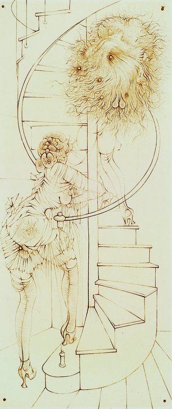 Hans Bellmer, 1902-1975, Radierung auf Bütten, ca. 18.5x8 cm