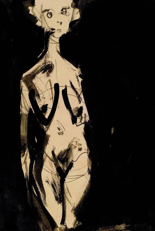 Klaus Hähner-Springmühl, 1950 Zwickau-2006 Leipzig, wendet sich in den 70er Jahren nacheiner Begegnung mit A.R. Penck der Kunst zu und zieht nach ...