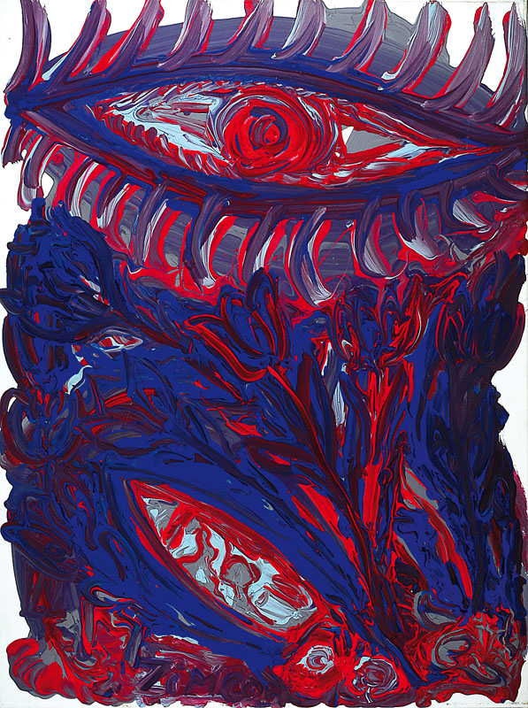 H. Zimcon, geb. 1938 Tulip I, Öl/Lwd, rückseitig signiert, 60x80 cm