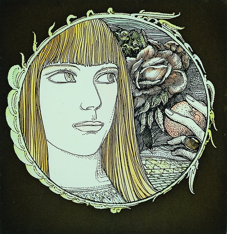 Prof. Ernst Fuchs,geb. 1930 Wien, Farblithographie, handsigniert und num. 98/250, ca. 22x21.5 cm, unter Glas, Rahmen
