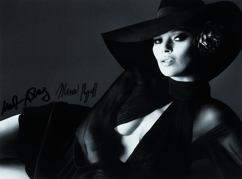 Mert Alas und Marcus Pigott, s/w Fotografie, Kate Moss, Vogue Russia 2012, handsigniert, ca. 19.8x27 cm