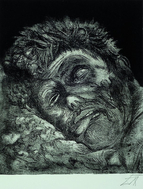 Otto Dix, 1891 Gera-1969 Singen, Der Krieg, Lithografie, handsigniert, unter Glas gerahmt,ca. 40x50 cm