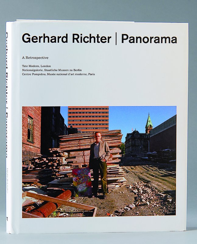 Gerhard Richter, Buch: Panorama mit orig. Signatur und Mutliple handsigniert, ca. 29x25 cm/21x16 cm, leichte Gebrauchsspuren