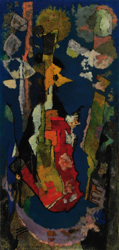 Wilhelm Imkamp, 1906 Münster-1990, 1926-29 Studium am Bauhaus bei Feininger, Kandinsky, Klee und Schlemmer, seit 1953 in Stuttgart, hier: Abstrakte ...