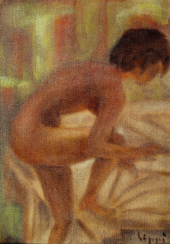 Raffaele Lippi, 1911-1982, Weiblicher Akt, Öl/Malkarton, rechts unten signiert, ca. 35x25 cm, Rahmen