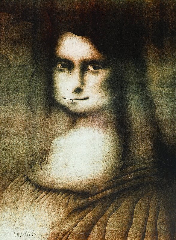 Paul Wunderlich, 1927-2010, Mona Lisa, Farblithographie, handsigniert, ca. 64.5x49.5 cm