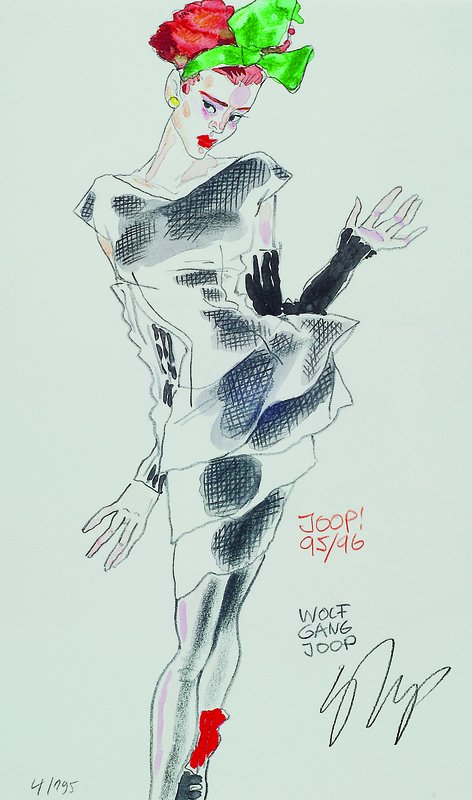 Wolfgang, Joop, geb. 1944, More is not enough, Farblithographie, handsigniert u. nummeriert 4/195, ca.50x70cm