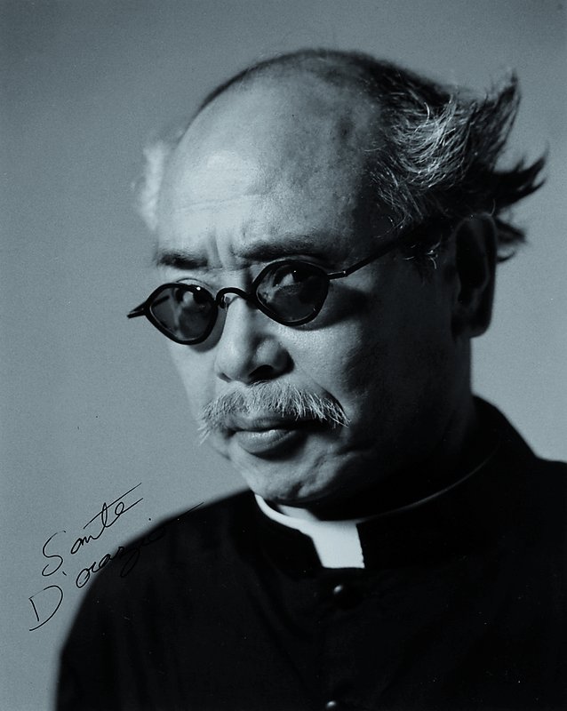 Sante D´Orazio, geb. 1956, s/w Fotografie, Porträt Nobuyoshi Araki, handsigniert, ca. 25x20 cm