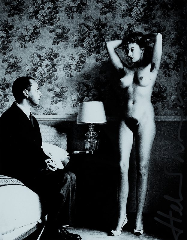 Helmut Newton, 1920 Berlin-2004 Los Angeles,"Ernesto Esposito and Friend, Montecatini 1988", s/w Fotografie, 1988, handsigniert, ...