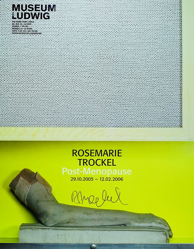Rosemarie Trockel, geb. 1952 Schwerte, Farboffset, handsigniert, ca. 75x59 cm