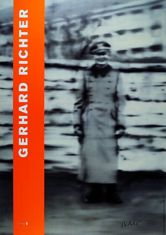 Gerhard Richter, geb. 1932 Dresden, "Onkel Rudi", Farboffset, handsigniert, ca. 84x59.5 cm