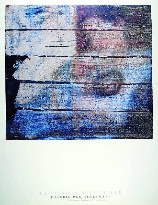Gerhard Richter, geb. 1932 Dresden, "S with Child", Farboffset auf dünnem Karton, handsigniert, ca. 100x70 cm