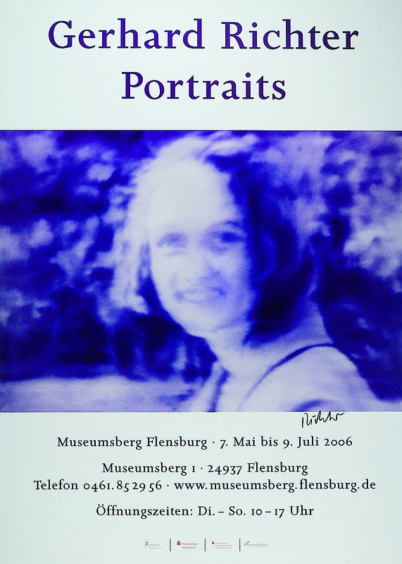Gerhard Richter, geb. 1932 Dresden, "Portraits", Farboffset, handsigniert, ca. 84x59.5 cm