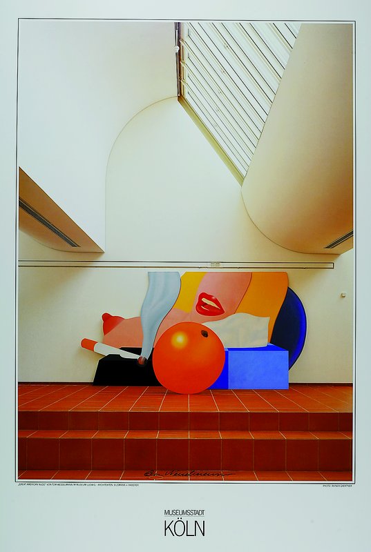 Tom Wesselmann, 1931-2004, Farboffset, handsigniert, Knickspur obere rechte Ecke, ca.80x60 cm