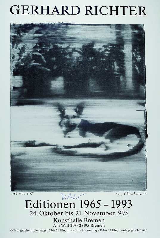 Gerhard Richter, geb. 1932 Dresden, Farboffset, handsigniert, ca. 84x59.5 cm
