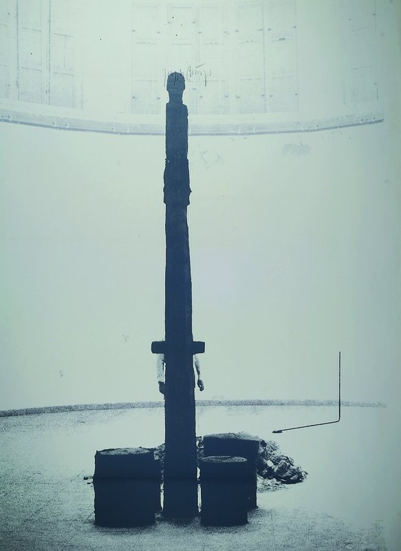 Joseph Beuys, 1921 Krefeld - 1986 Düsseldorf, Tram Stop, Farbsiebdruck, handsigniert, ca. 86x69cm