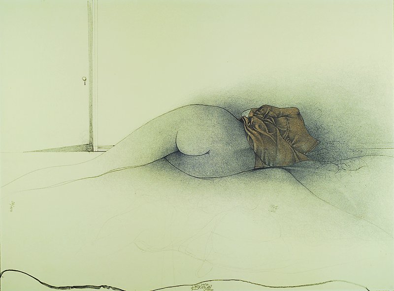 Bruno Bruni, geb. 1935 Gradara, Studio per Scultura I, handsigniert und nummeriert 34/150, WVZ 214, 56x75,5 cm, unter Glas gerahmt
