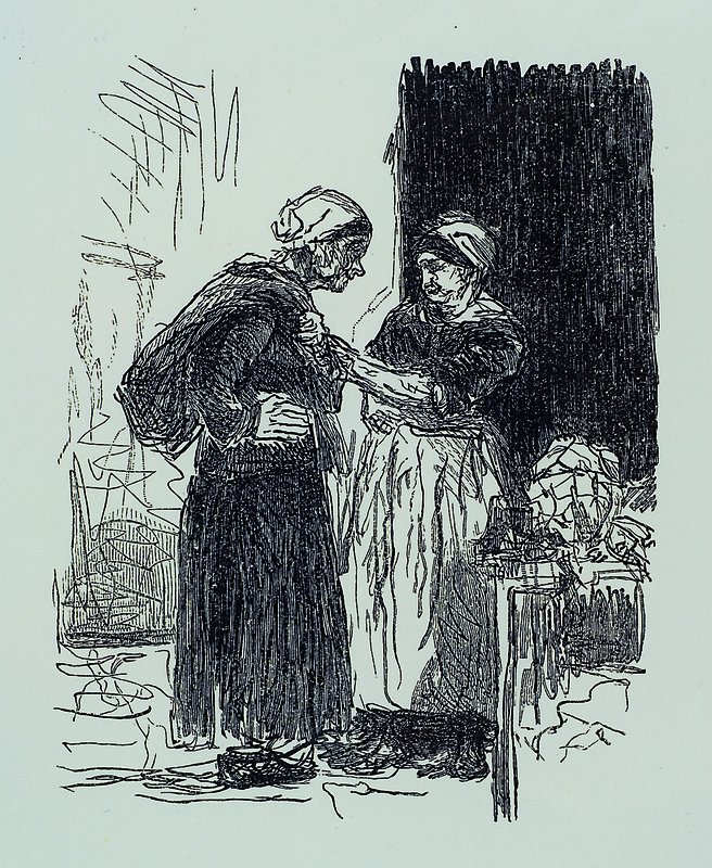 Max Liebermann, 1847-1935, zwei Holzschnitte auf Bütten aus: 30 Holzschnittzeichnungen, "Simson und Delila", Blattgr. ca. 38x29 cm, PP, ...